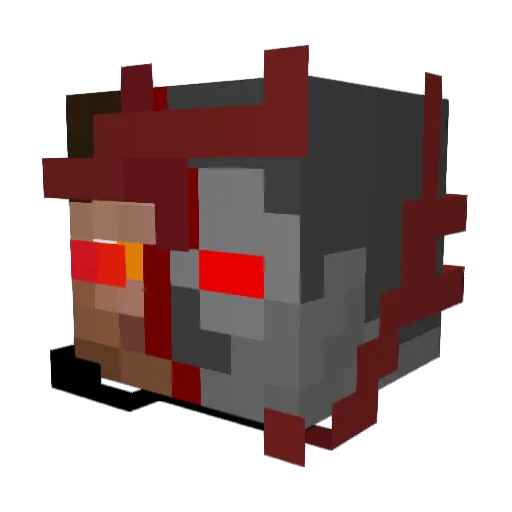 ickeysweet Minecraft avatar head, 3D render