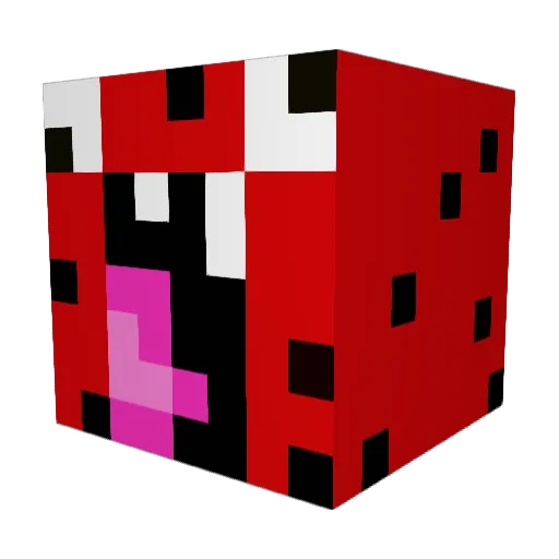 icoNICKyt Minecraft avatar head, 3D render