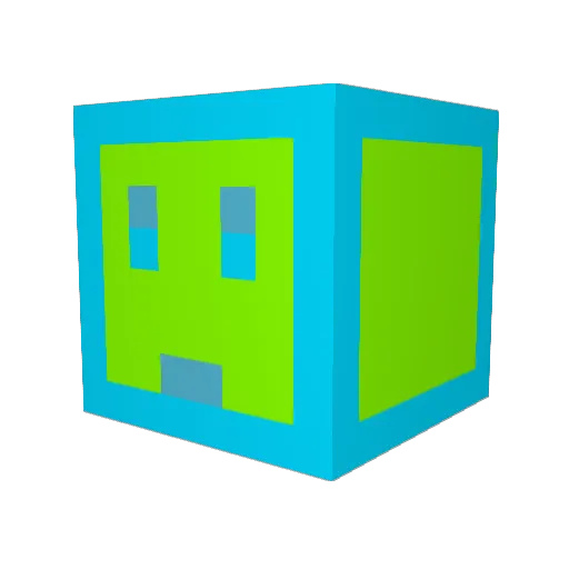 icocoer Minecraft avatar head, 3D render