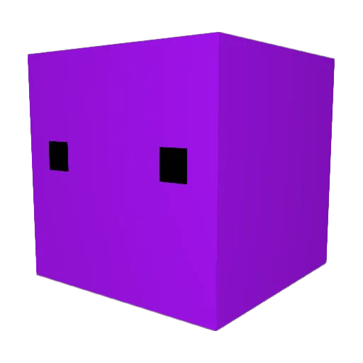 icon_13 Minecraft avatar head, 3D render