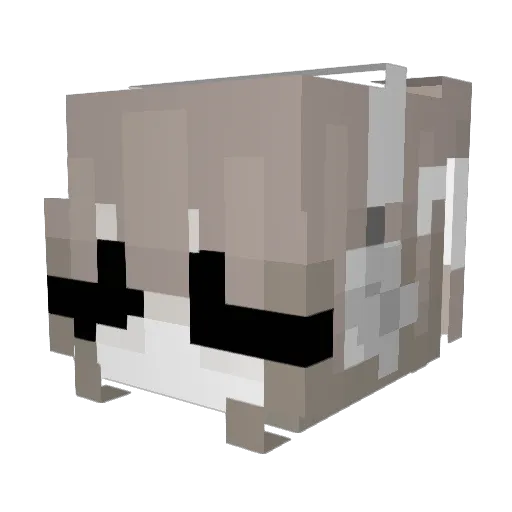 iconiclibra Minecraft avatar head, 3D render