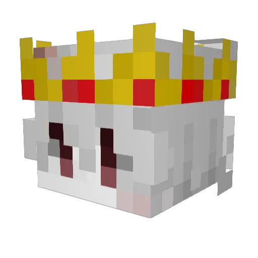 iconology Minecraft avatar head, 3D render