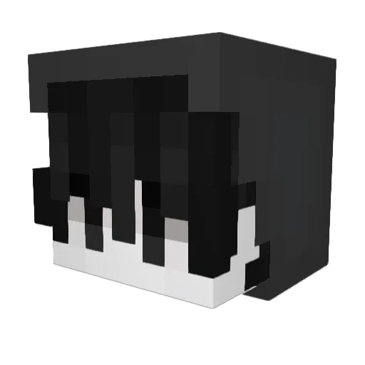 icqniw Minecraft avatar head, 3D render