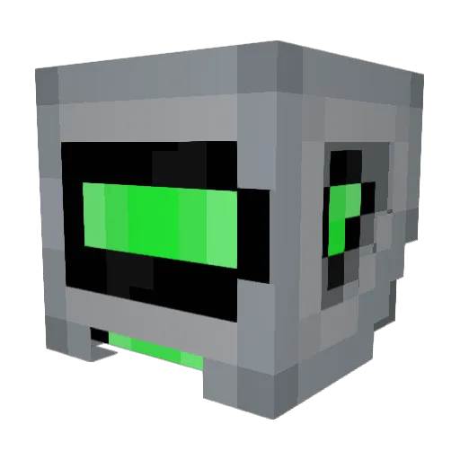icrazyrobot Minecraft avatar head, 3D render