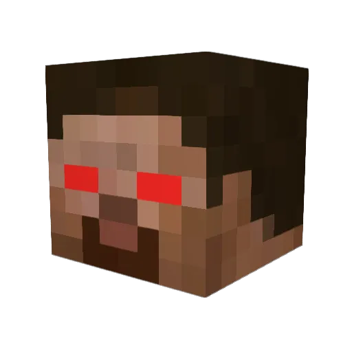 icup5998 Minecraft avatar head, 3D render