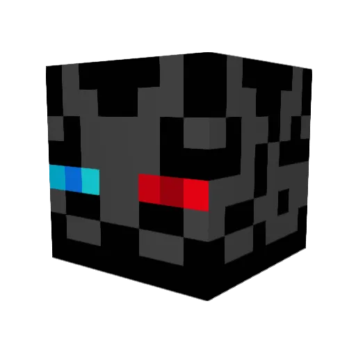 icvh Minecraft avatar head, 3D render