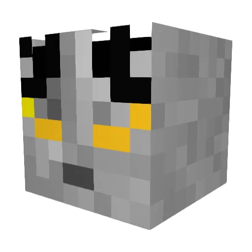 icydiamondz Minecraft avatar head, 3D render