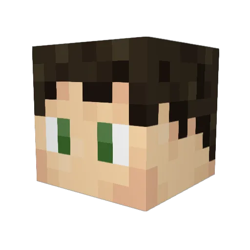 icydog22 Minecraft avatar head, 3D render