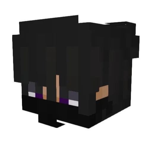 icyfireSC Minecraft avatar head, 3D render