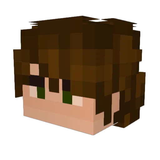 icyj6 Minecraft avatar head, 3D render