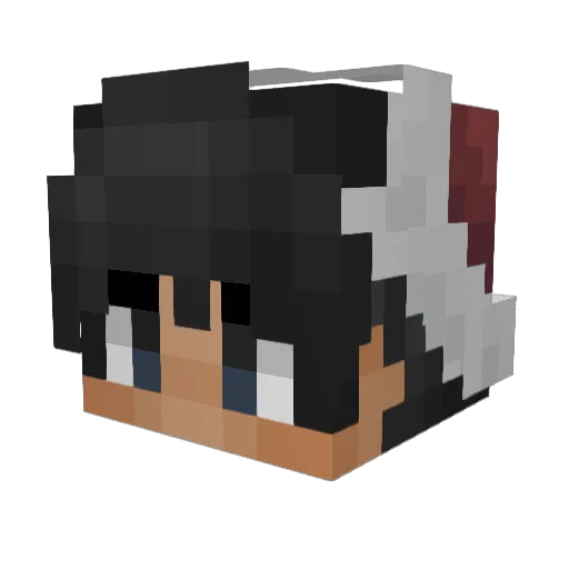icylies Minecraft avatar head, 3D render