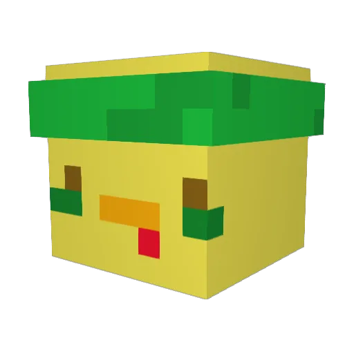 id0ntn0w Minecraft avatar head, 3D render