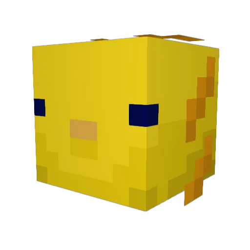 id10t89 Minecraft avatar head, 3D render
