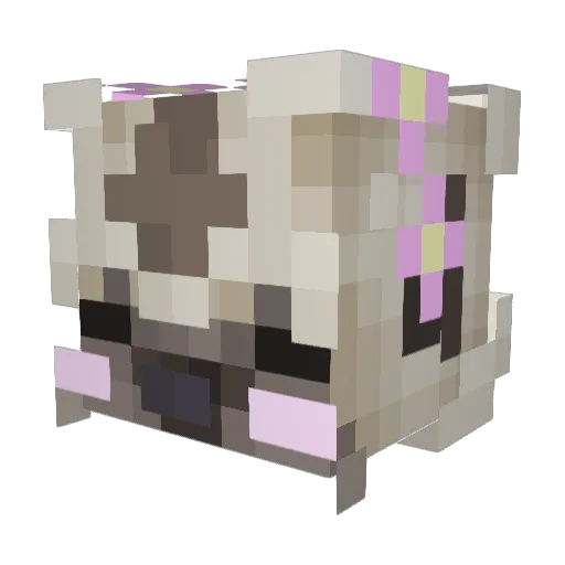 ida2008 Minecraft avatar head, 3D render