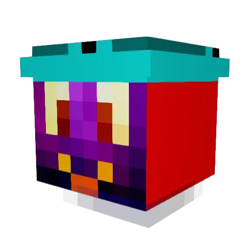 ida9998 Minecraft avatar head, 3D render