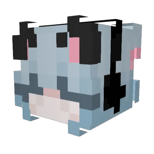 idad_wind Minecraft avatar head, 3D render