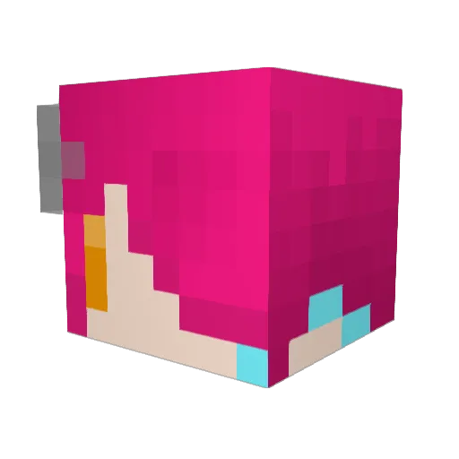 Minecraft-Avatar von idea_i: Kopf als 3D-Render