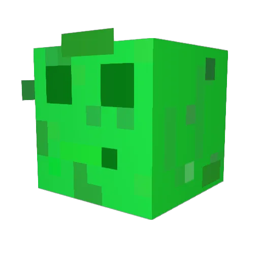 idelll Minecraft avatar head, 3D render
