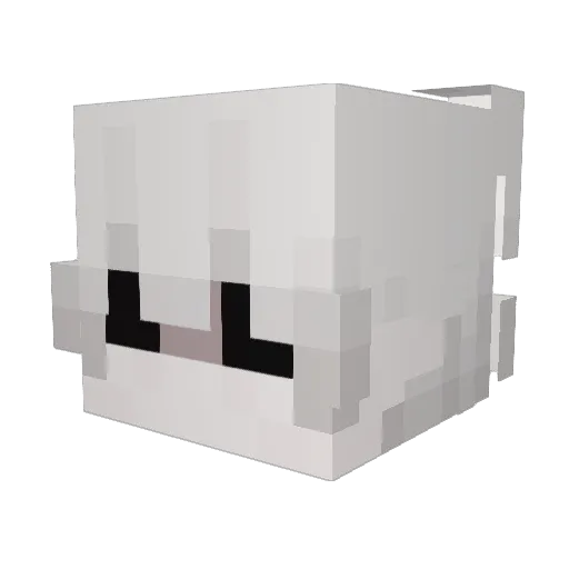 ideolocya Minecraft avatar head, 3D render
