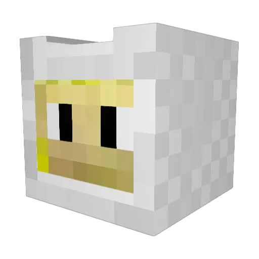 idestroy10 Minecraft avatar head, 3D render
