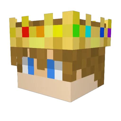 idetaibuki Minecraft avatar head, 3D render