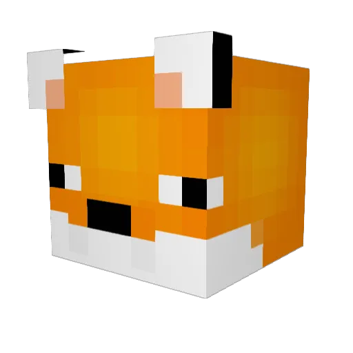 idia_blue Minecraft avatar head, 3D render