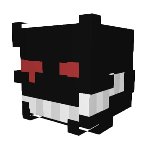 idiocrusy Minecraft avatar head, 3D render