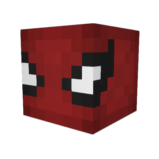 idiotikplays Minecraft avatar head, 3D render