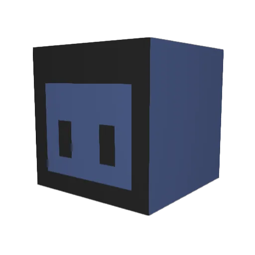 idissues_ Minecraft avatar head, 3D render
