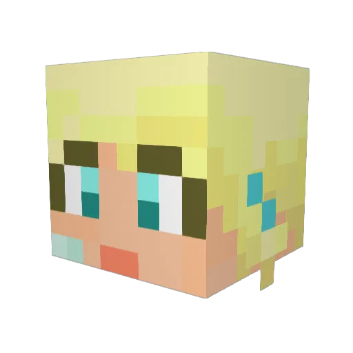 idjh119 Minecraft avatar head, 3D render