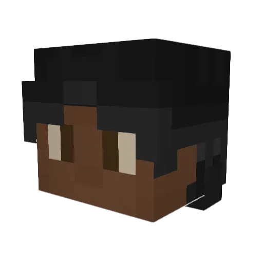 idk29 Minecraft avatar head, 3D render