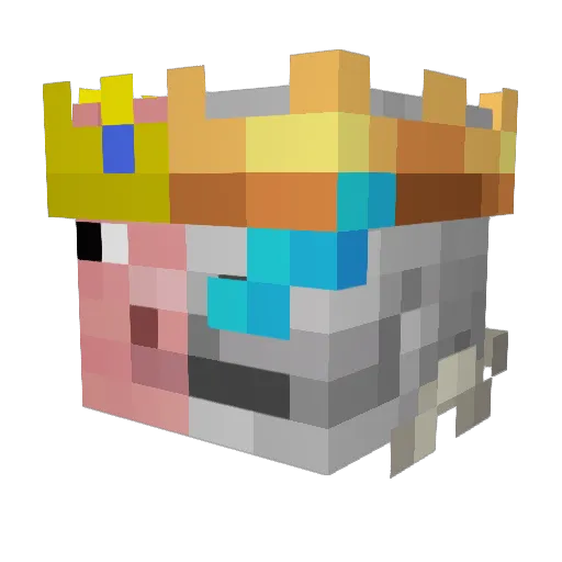 idkANDREI88 Minecraft avatar head, 3D render