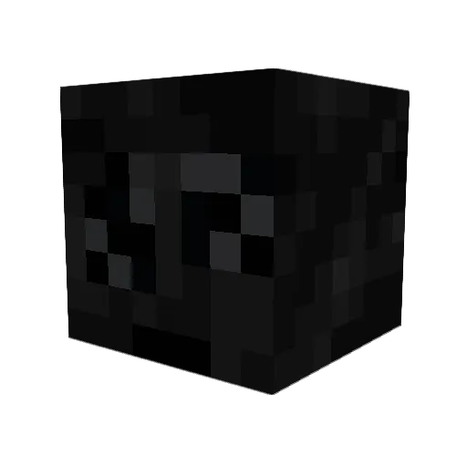 idkCoal Minecraft avatar head, 3D render