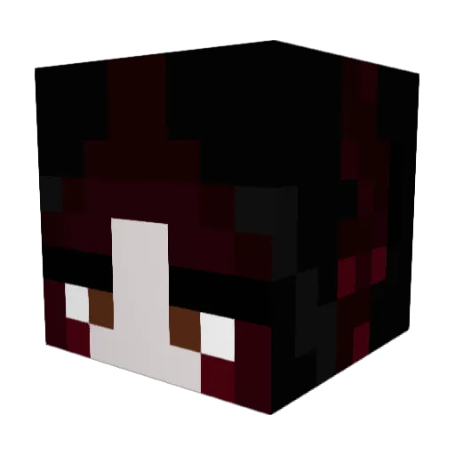 idk_olivia Minecraft avatar head, 3D render