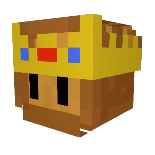 idk_toasty Minecraft avatar head, 3D render