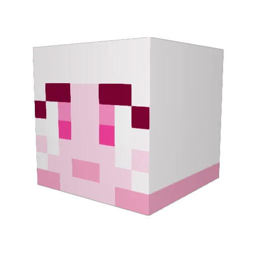 idkallie Minecraft avatar head, 3D render