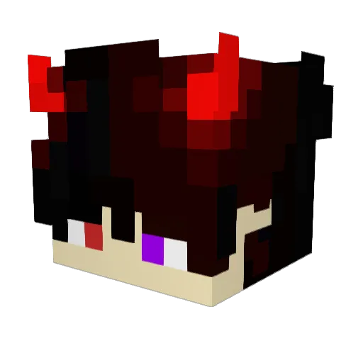 idkgus17 Minecraft avatar head, 3D render