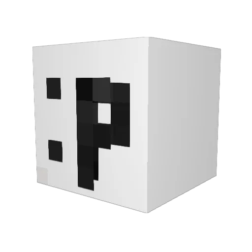 idkiforgot Minecraft avatar head, 3D render