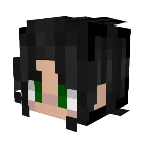 idkthatdana Minecraft avatar head, 3D render