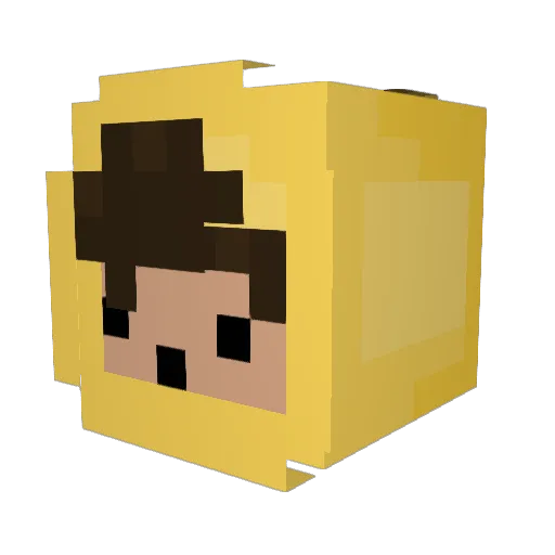 idminecraft0891 Minecraft avatar head, 3D render