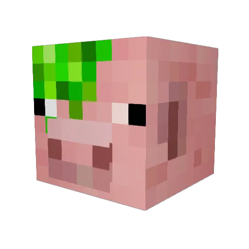 idminecraft191 Minecraft avatar head, 3D render