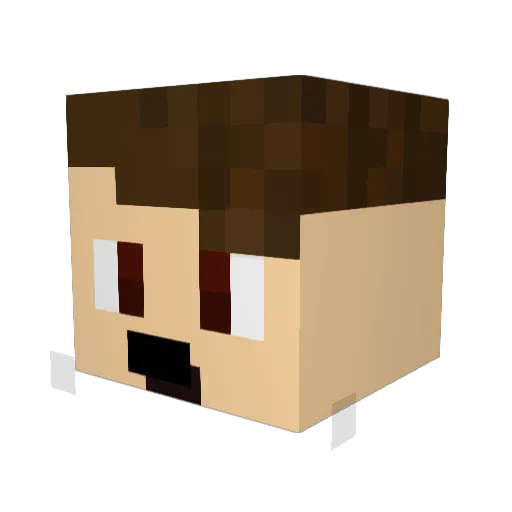 ido123455 Minecraft avatar head, 3D render