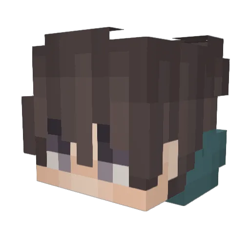 ido2929 Minecraft avatar head, 3D render