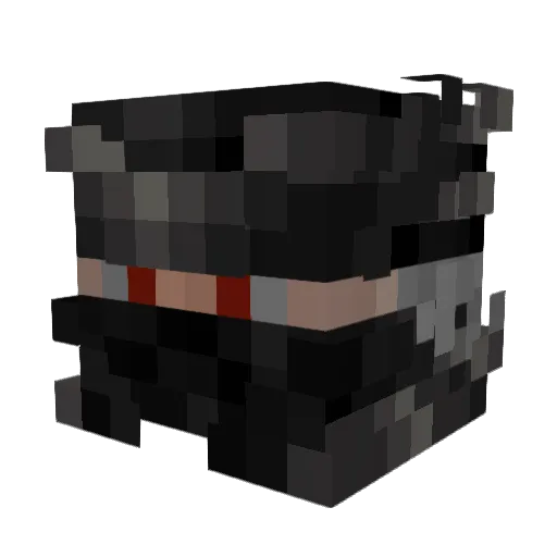 idodo987 Minecraft avatar head, 3D render