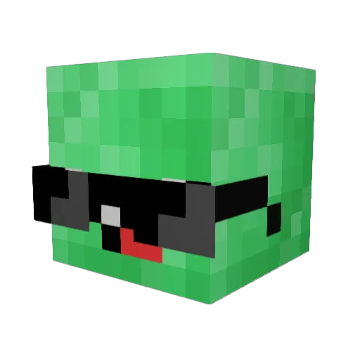 idodol10 Minecraft avatar head, 3D render
