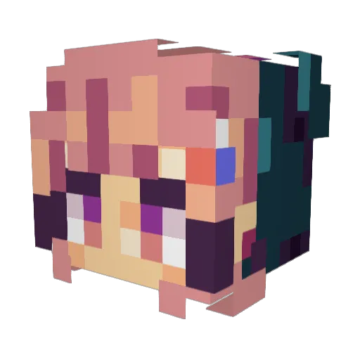 idolgutz Minecraft avatar head, 3D render