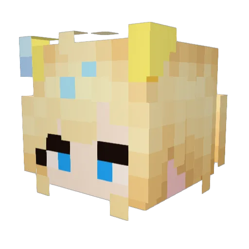 idolnevaeh Minecraft avatar head, 3D render