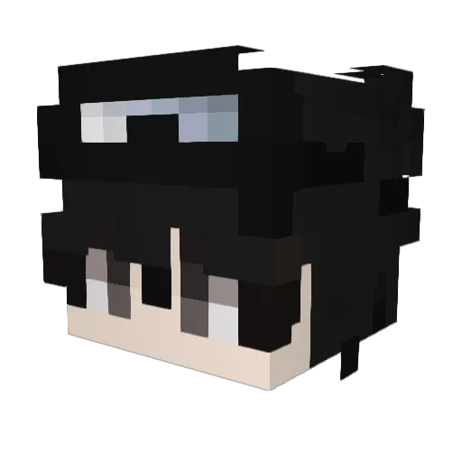 idongyun Minecraft avatar head, 3D render