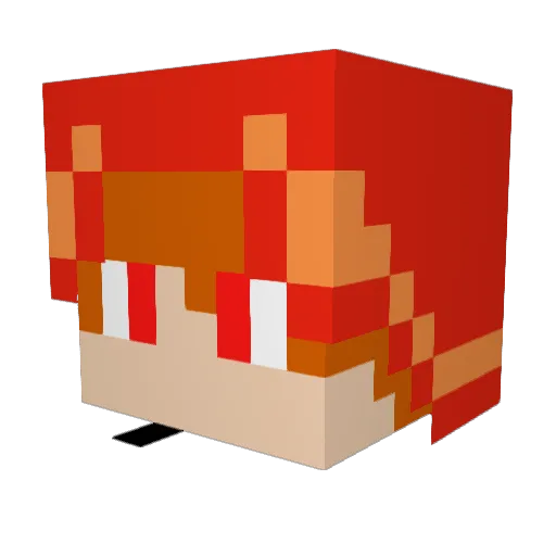 idontknowwww Minecraft avatar head, 3D render