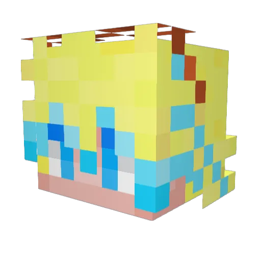 idontlikeendies Minecraft avatar head, 3D render